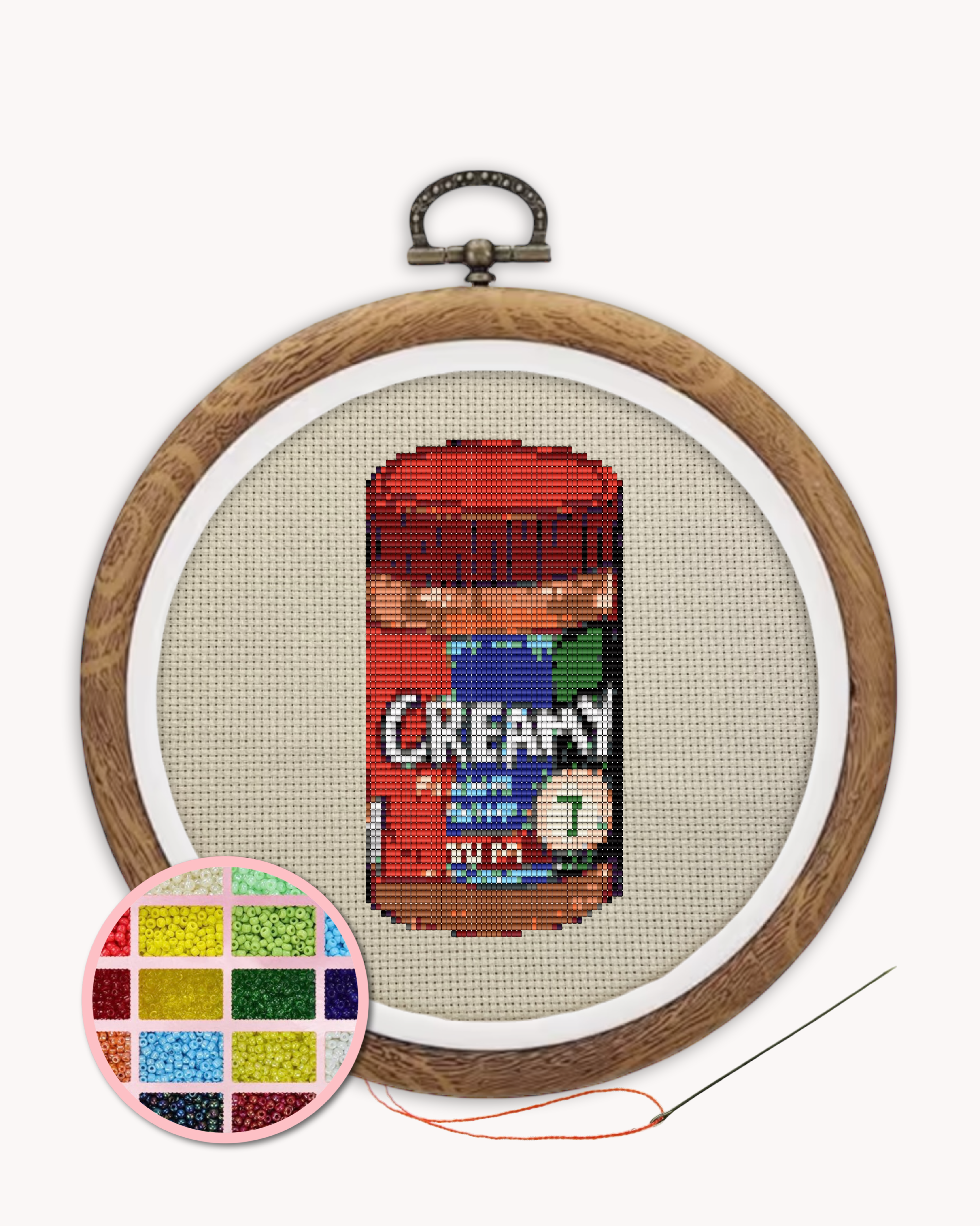Peanut Butter Beaded Art Kit ( L 5 inch )