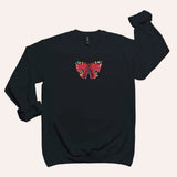 Peacock Butterfly Unisex Crew Neck Sweatshirt