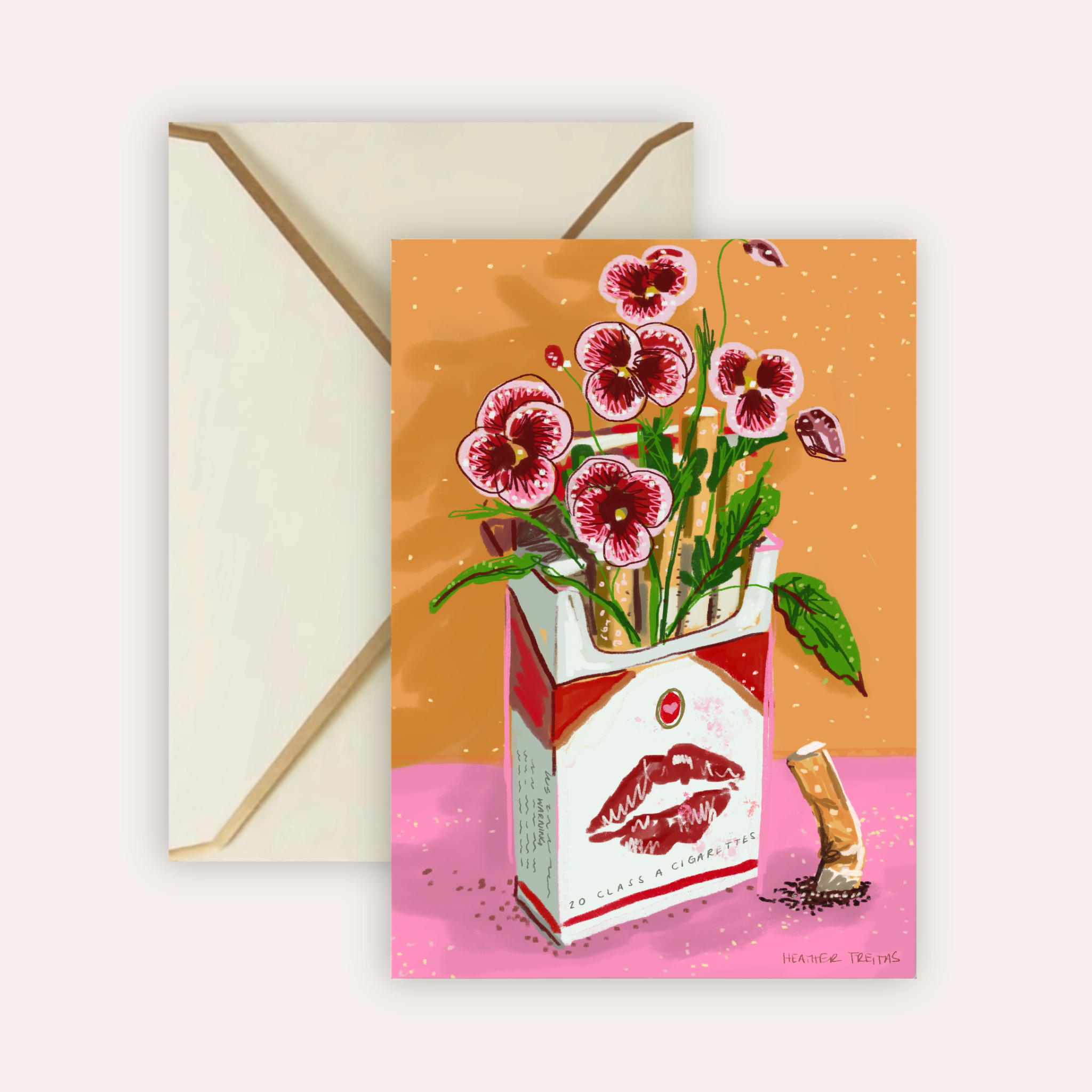 Dirt Fine Art Greeting Card