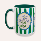 Blue Columbine Coffee Mug 15oz