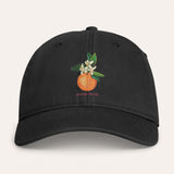 Orange Washed Cotton Cap