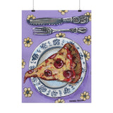 Porcelain Pizza Print