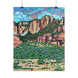 Evergreen Sandstone Art Print