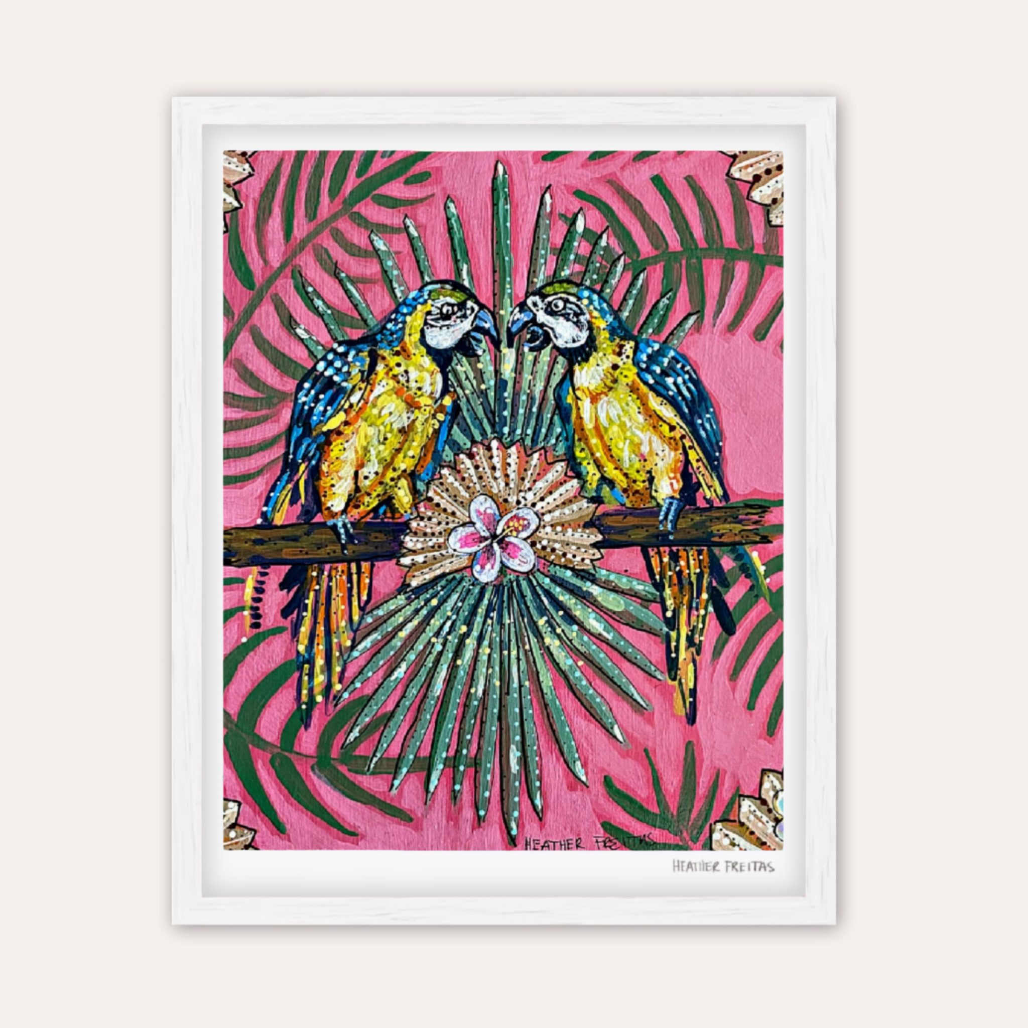 Parrot Paradise Fine Art Print