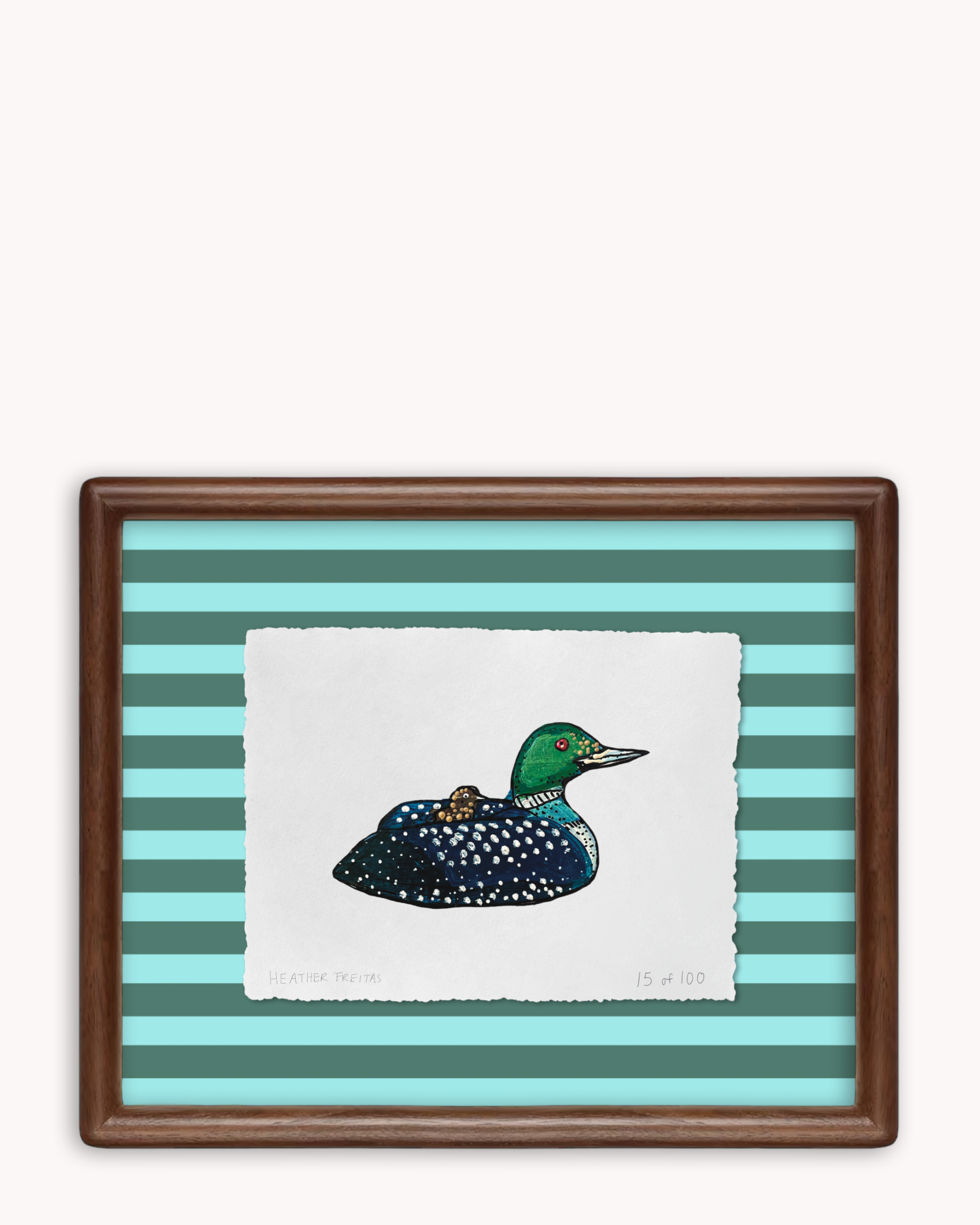 Loon Limited Edition Framed Print