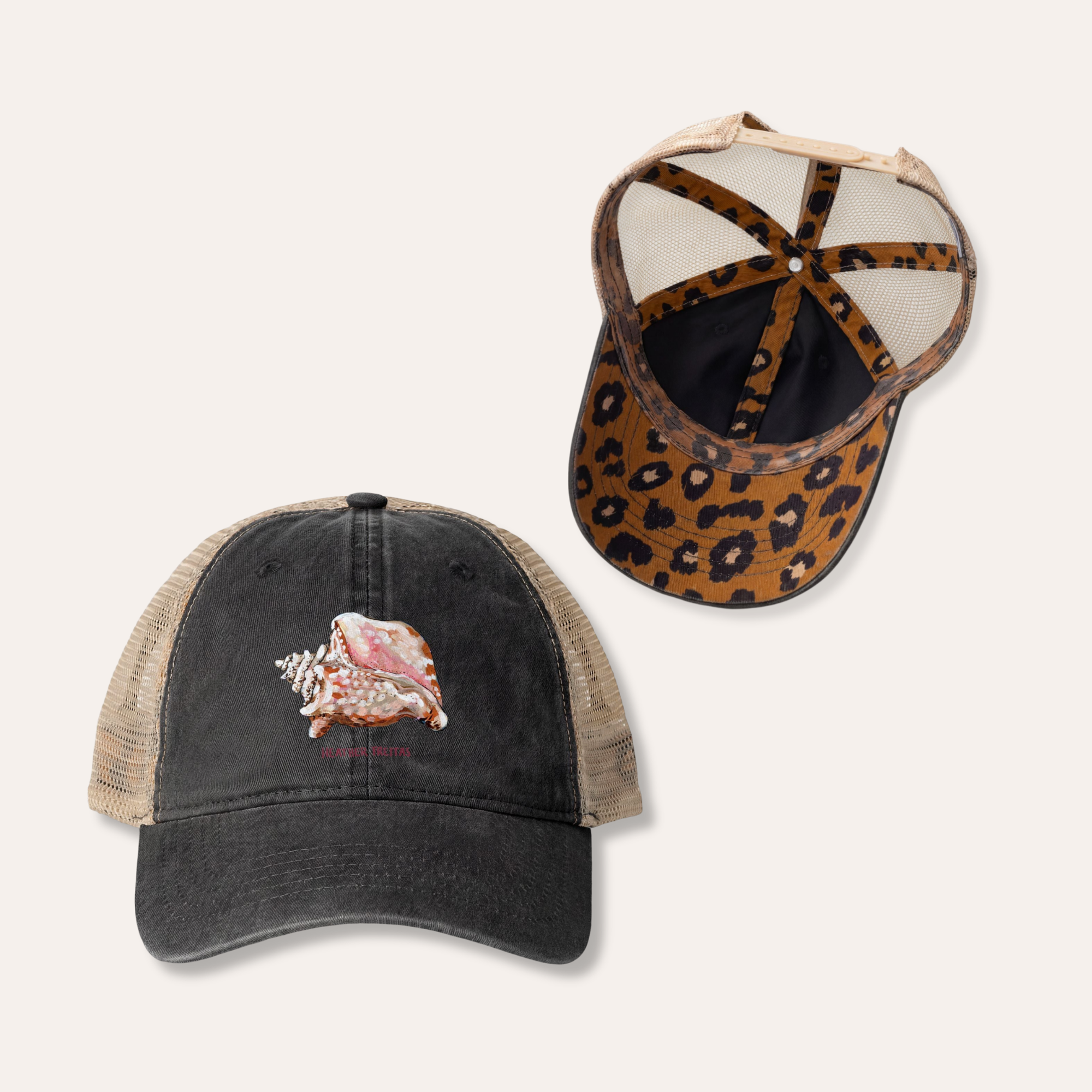 Conch Women's Washed Mesh-Back Cap