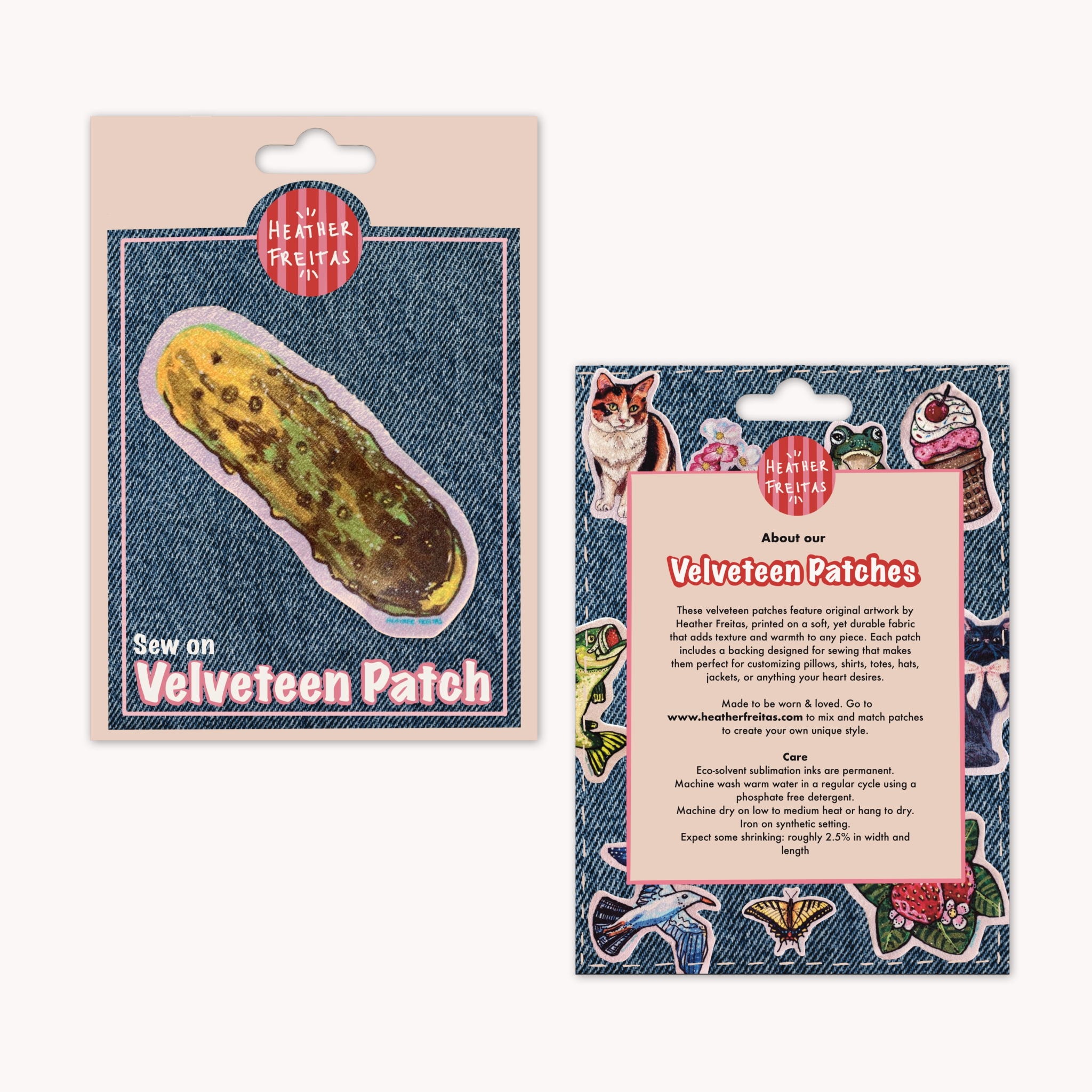 Pickle - Sew On Velveteen Patch