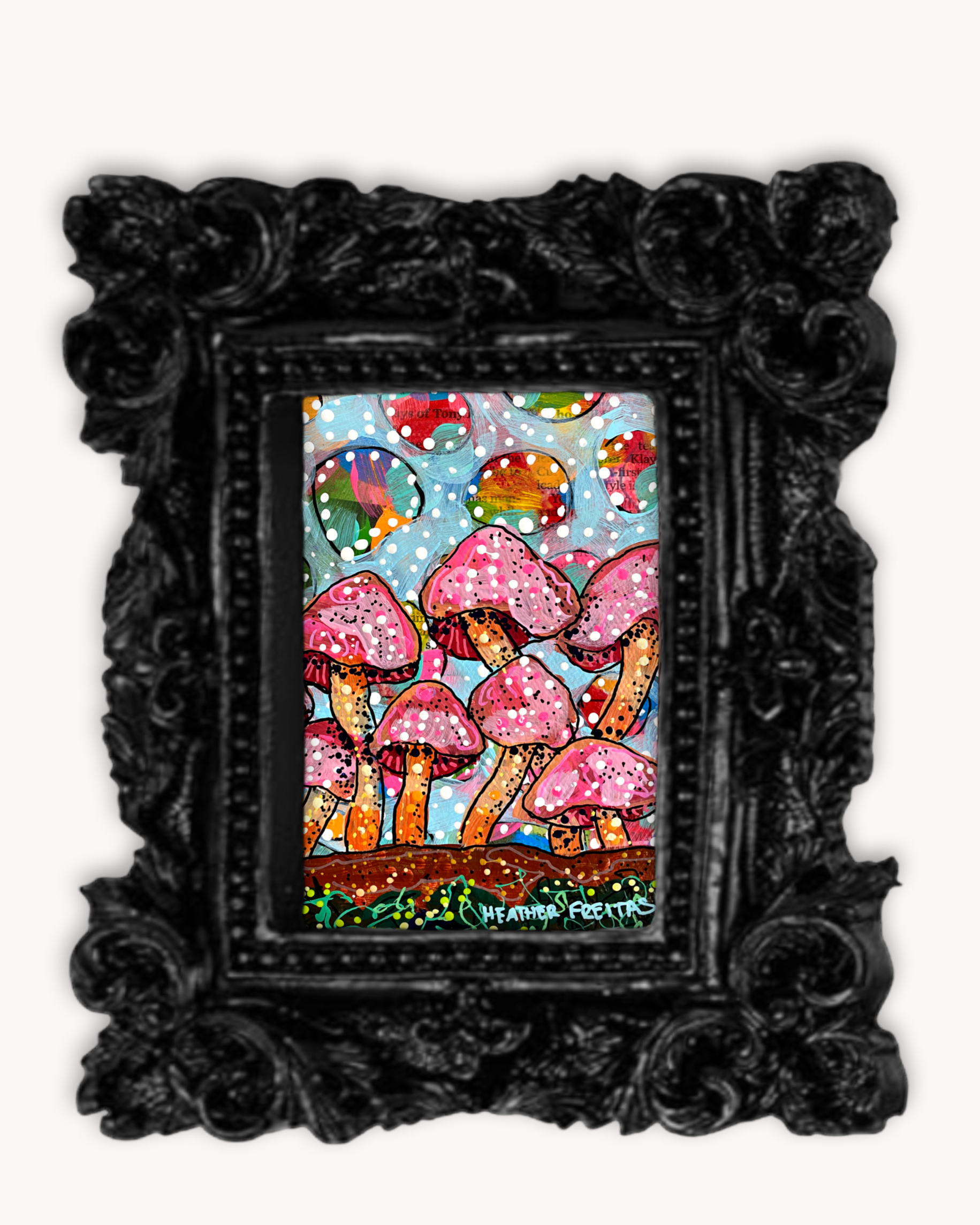 Cotton Candy Caps Framed Magnet ( Small )