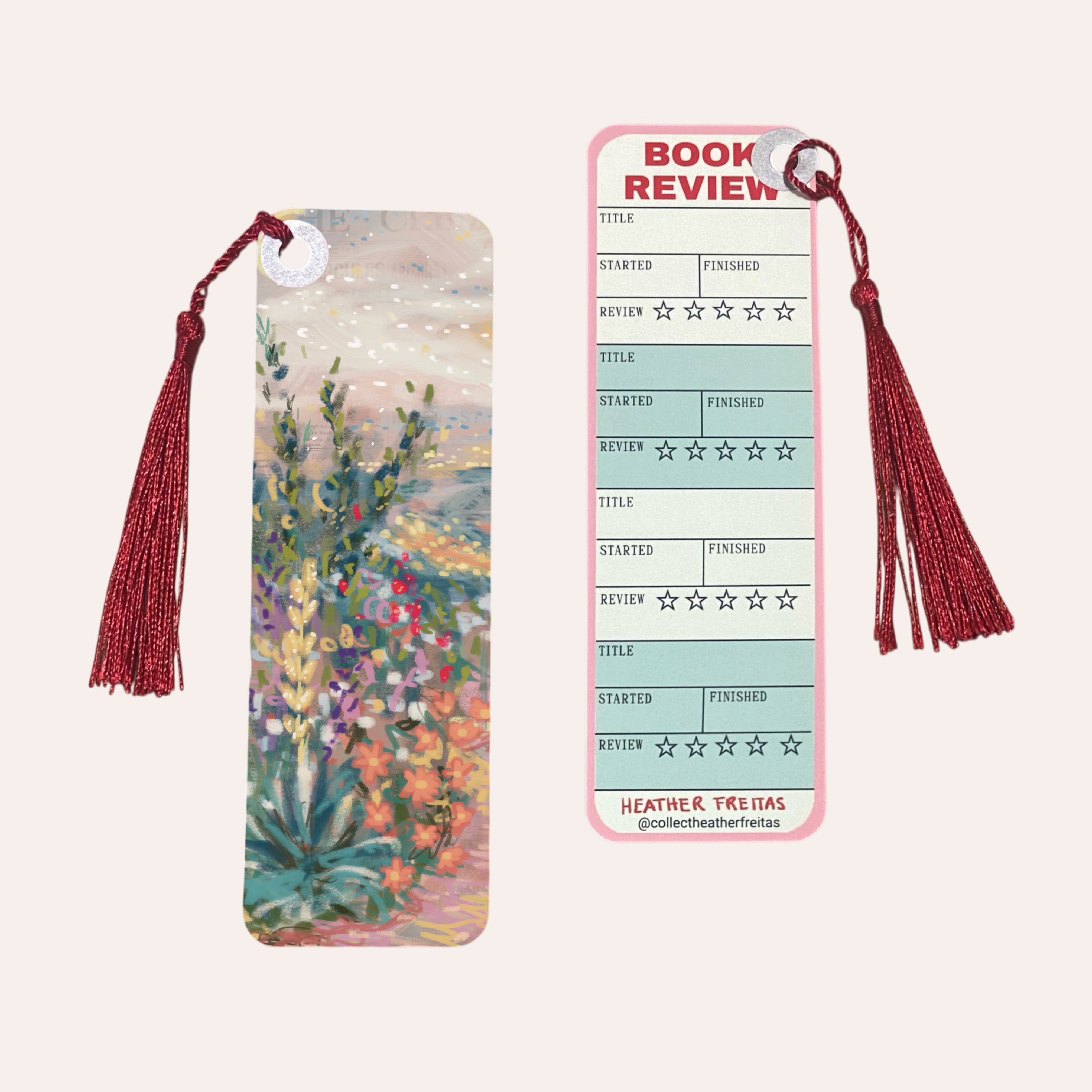 Pastel Desert Soft Touch Premium Bookmark