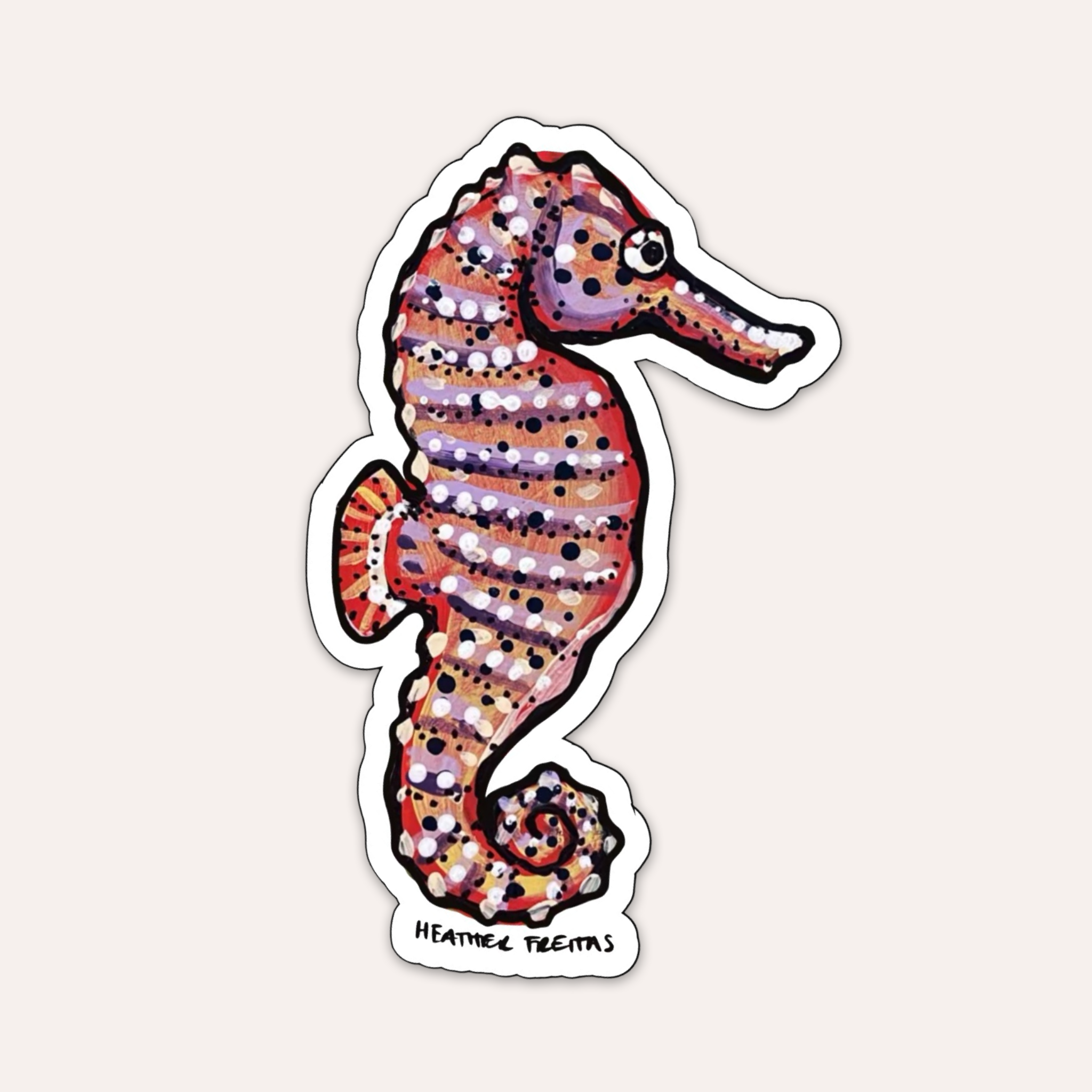 Sea Horse Sticker