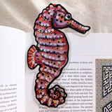 Sea Horse Die Cut Acrylic Bookmark ( Medium )