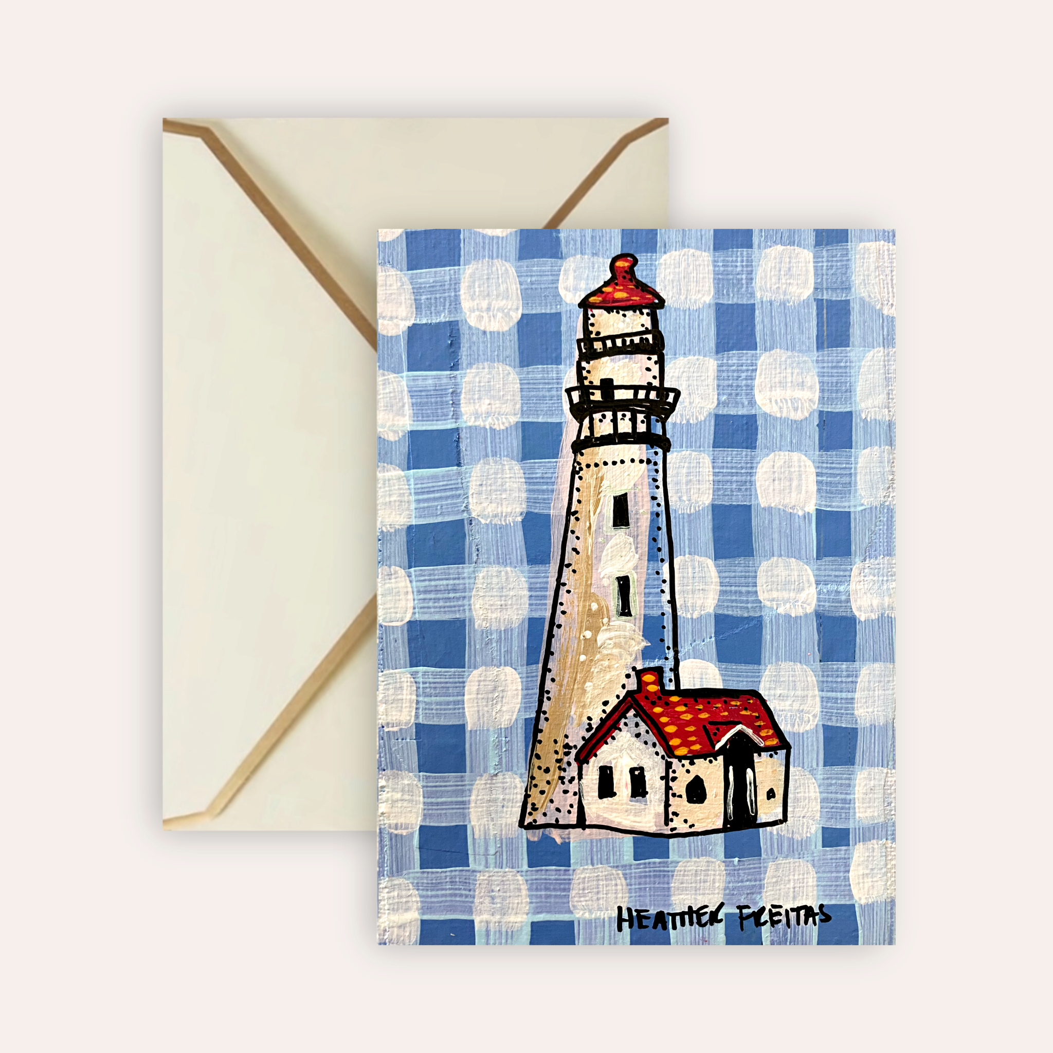 Lighthouse Fine Art Greeting Card