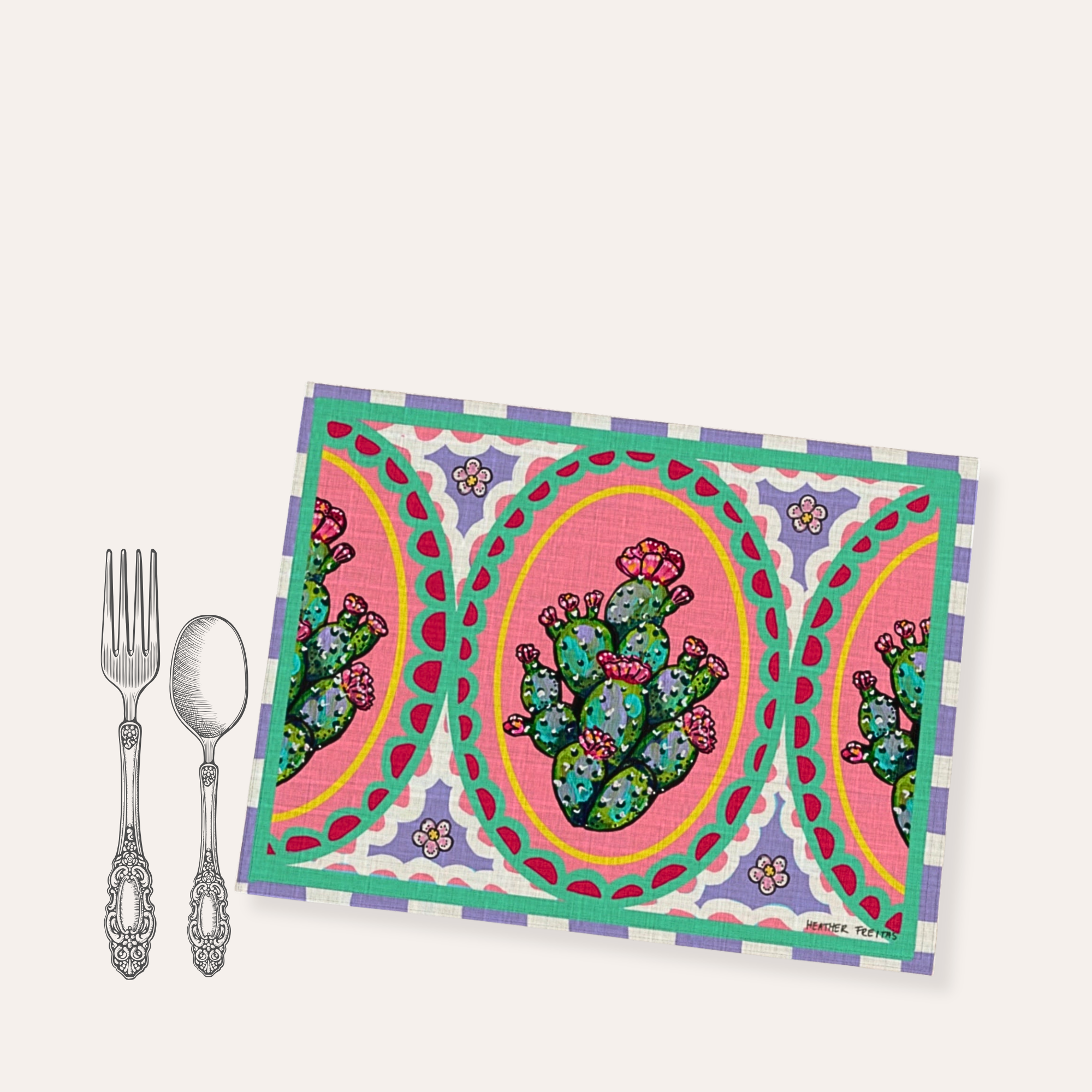 Prickly Pear Placemat