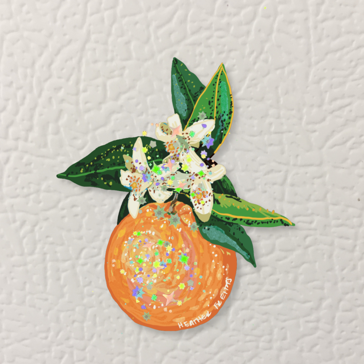 Orange Blossom Magnet ( Die-Cut )
