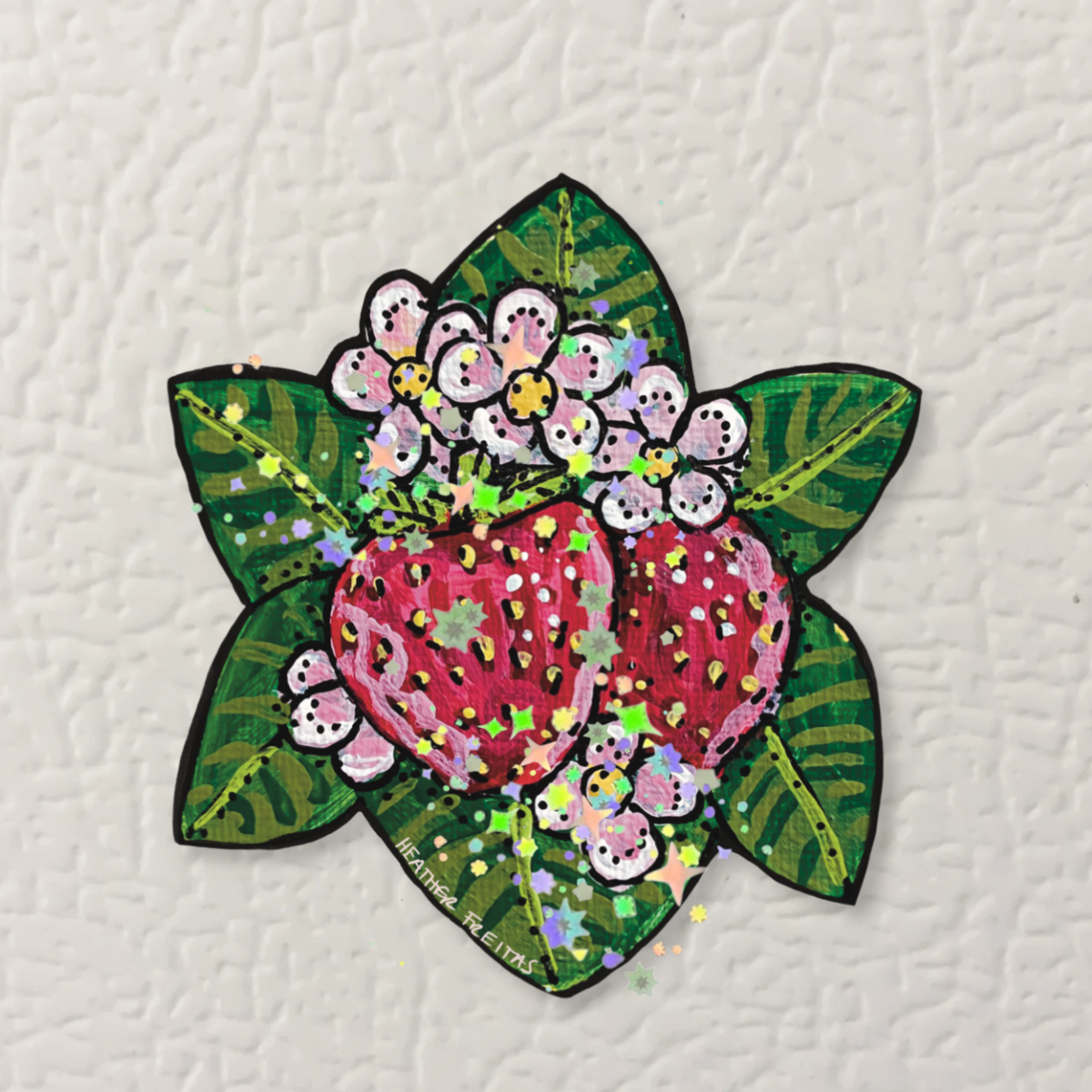 Strawberry Magnet ( Die-Cut )
