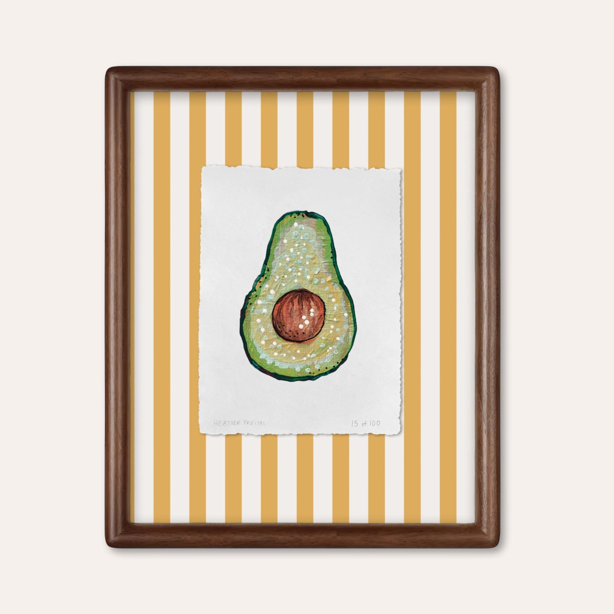 Avocado Limited Edition Framed Print