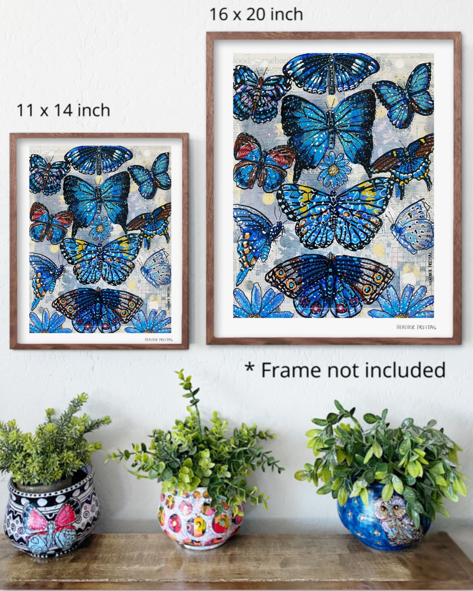 Butterfly Blue Fine Art Print