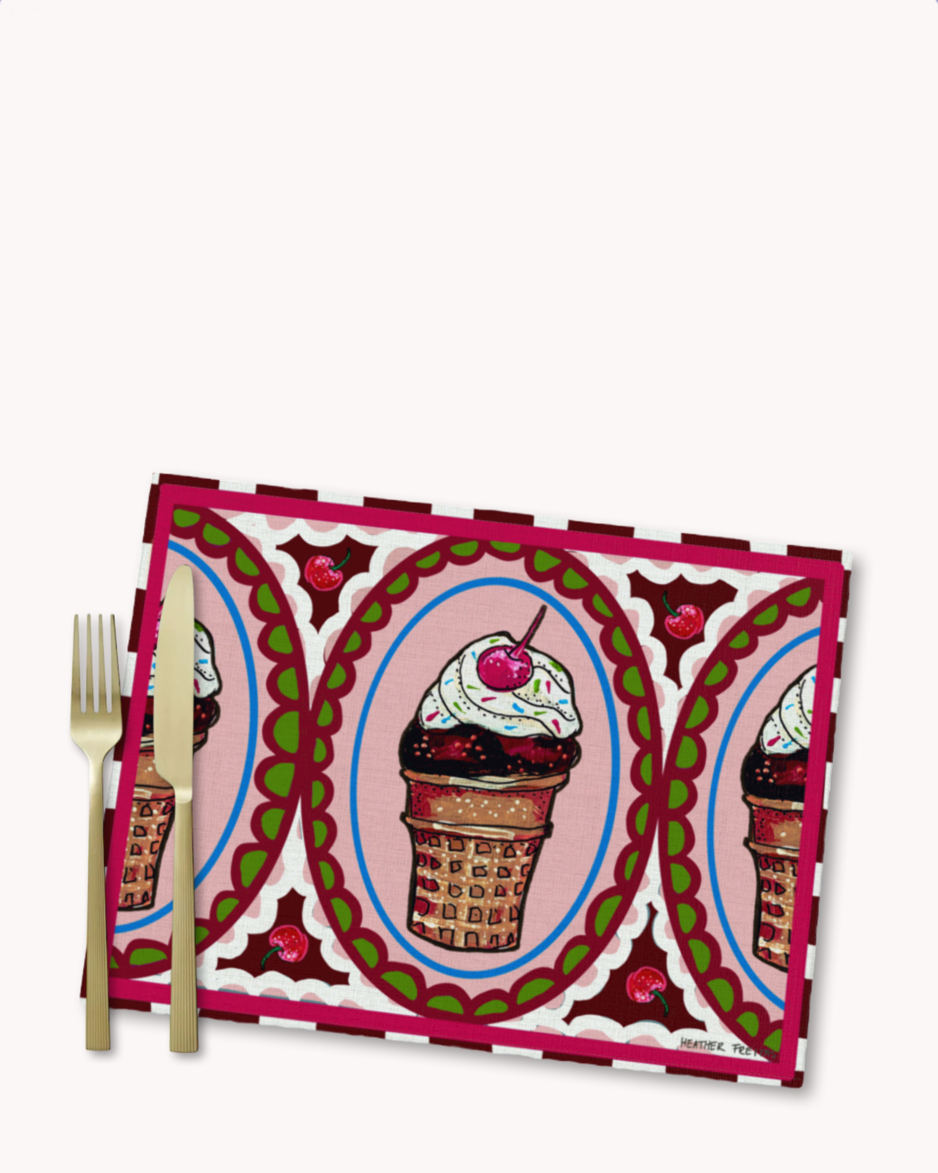 Chocolate Cone Placemat