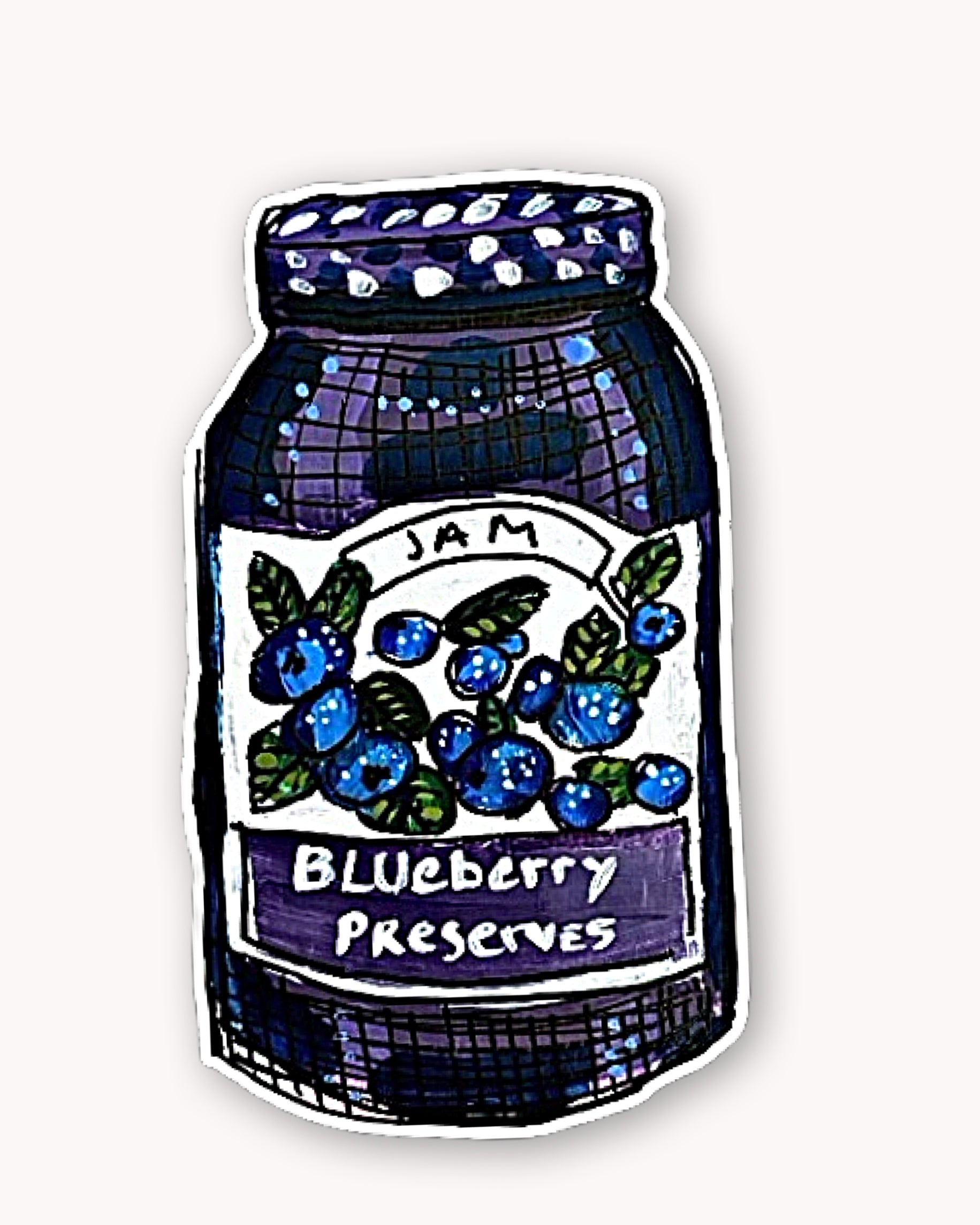 Blueberry Jam Sticker