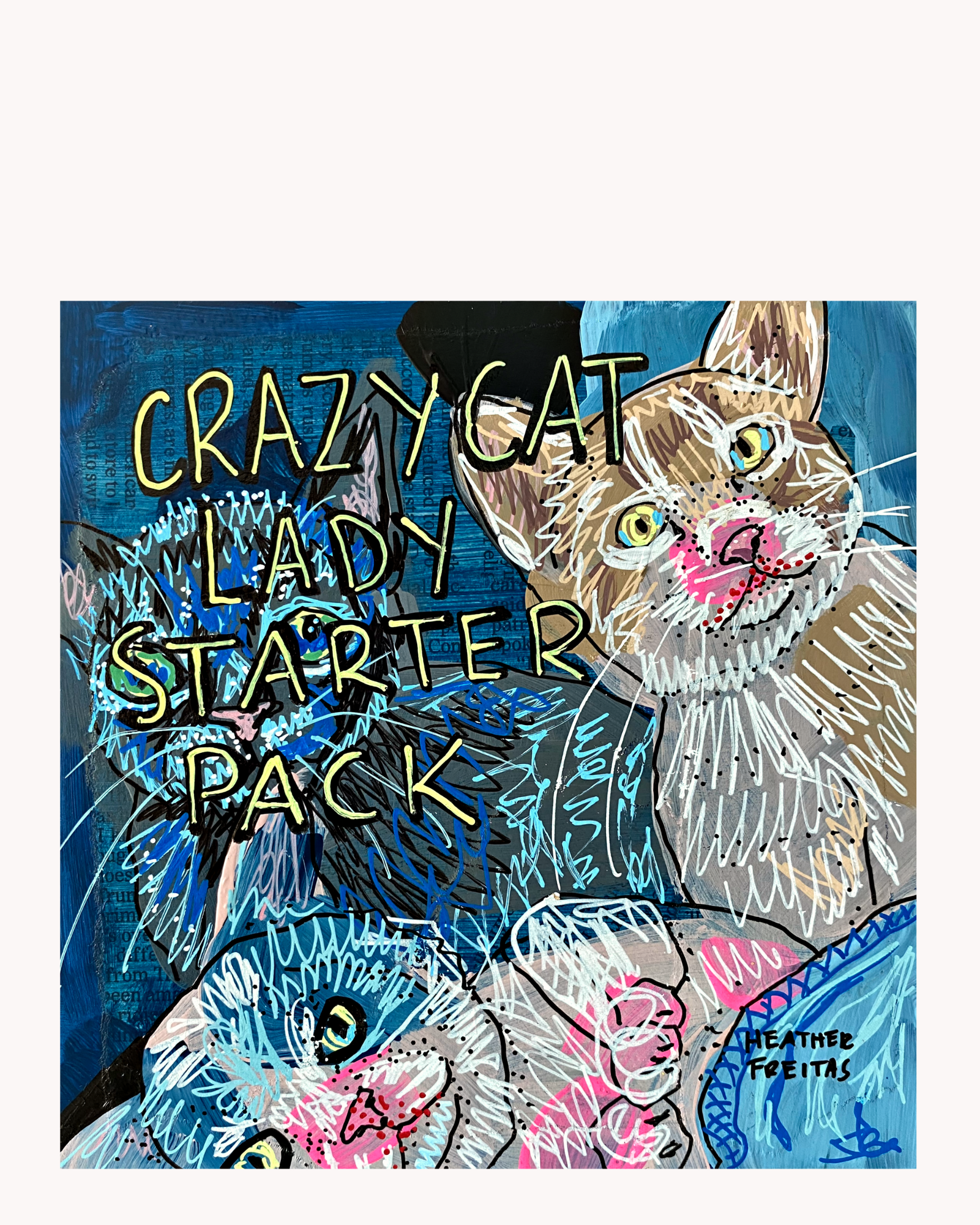 Crazy Cat Lady Acrylic Tray