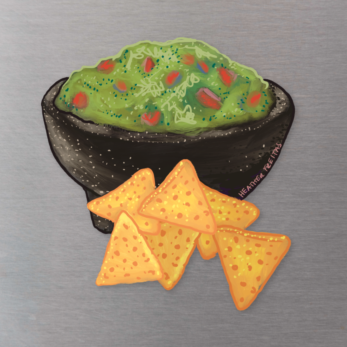 Guacamole Magnet ( Die-Cut )