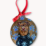 Levi & Mariah Double sided ornament 2