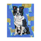 Border Collie Dog Art Print