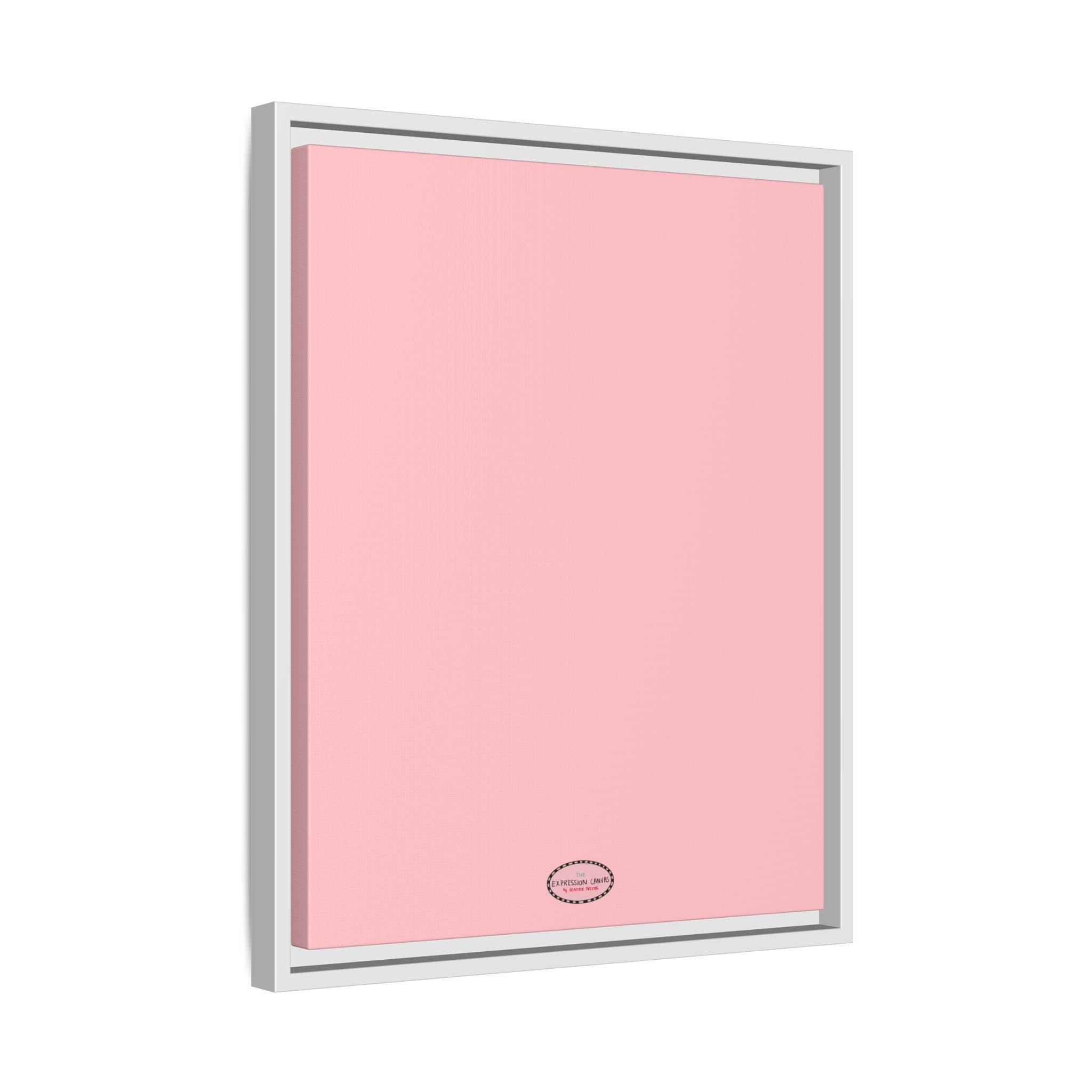 Pink Expressions Framed Canvas Print
