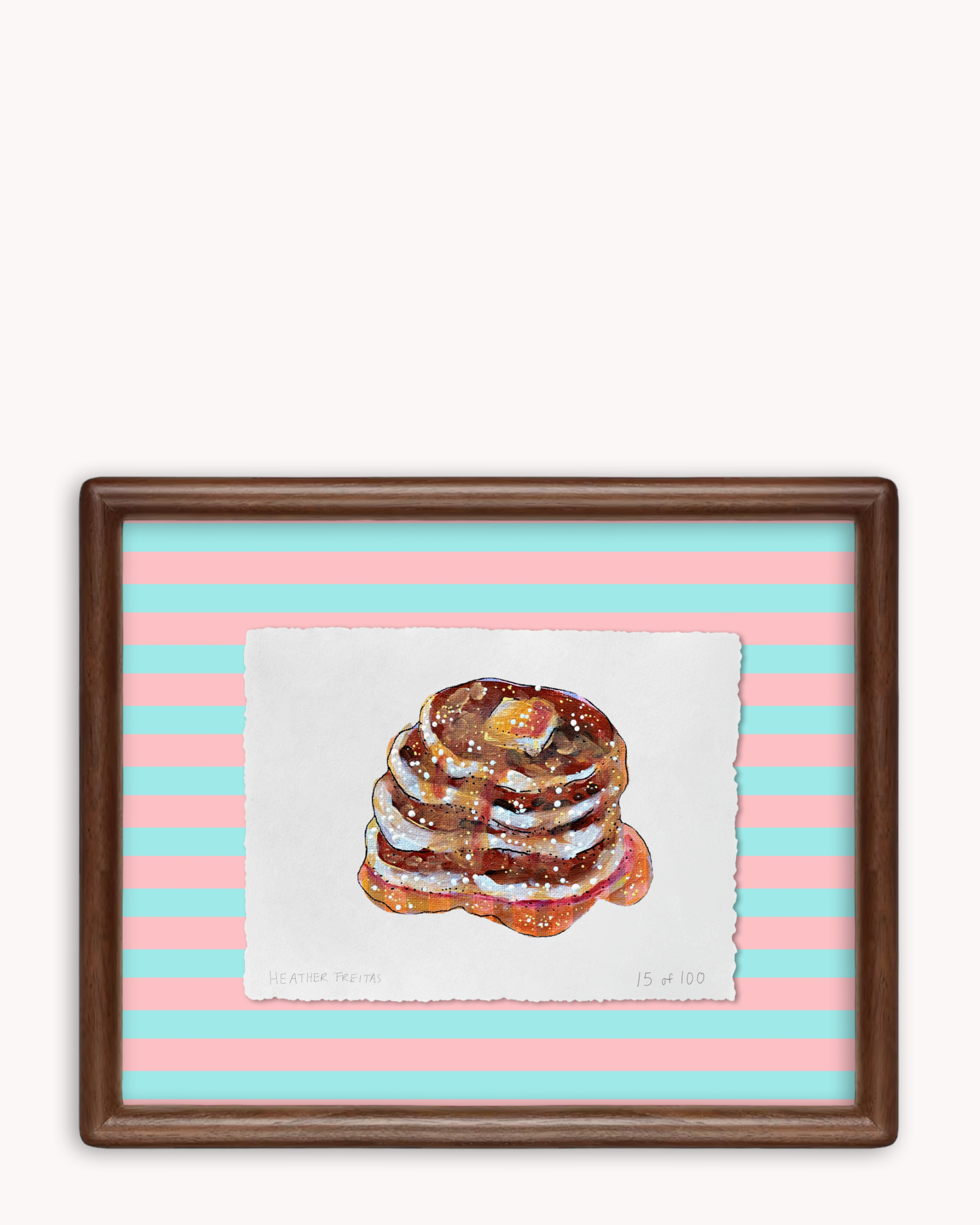 Pancakes Limited Edition Framed Print