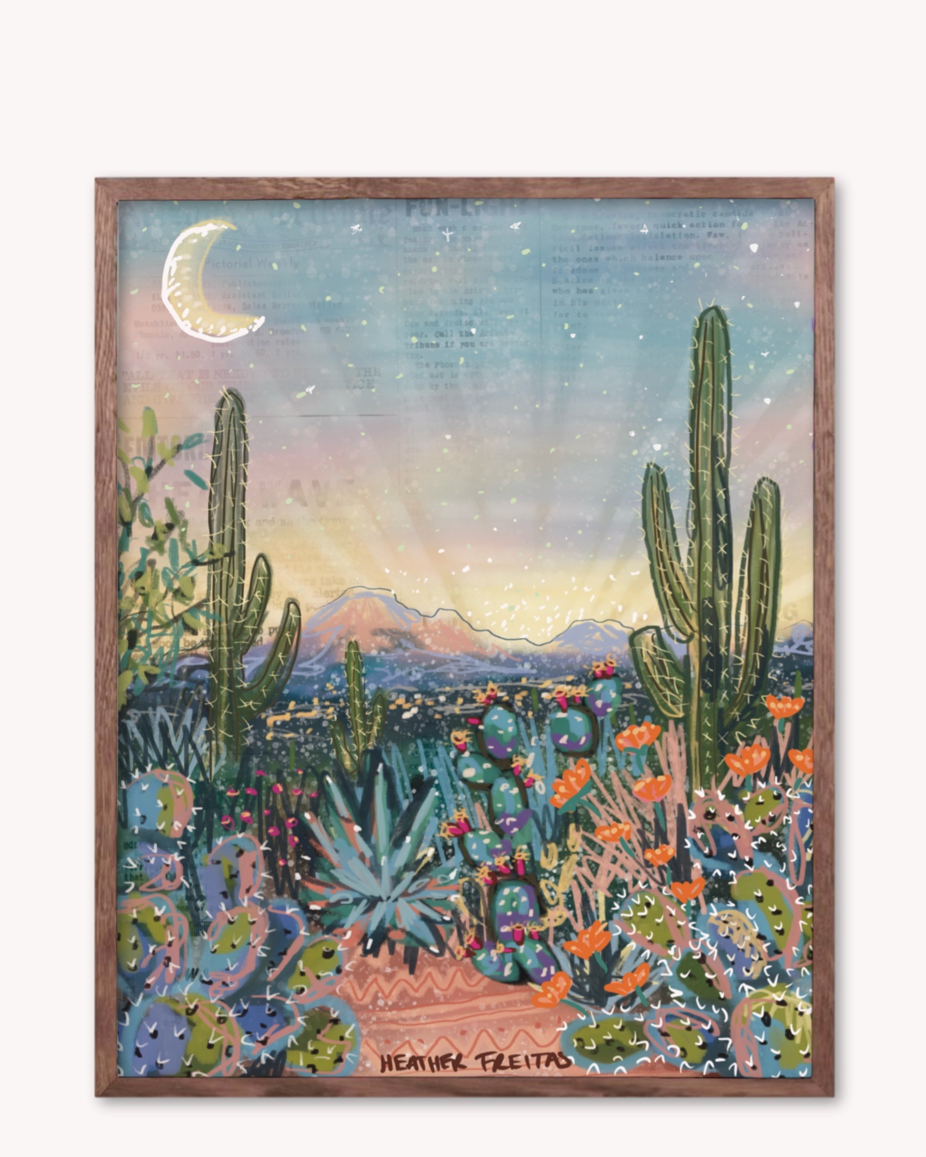 Sun Beams Print