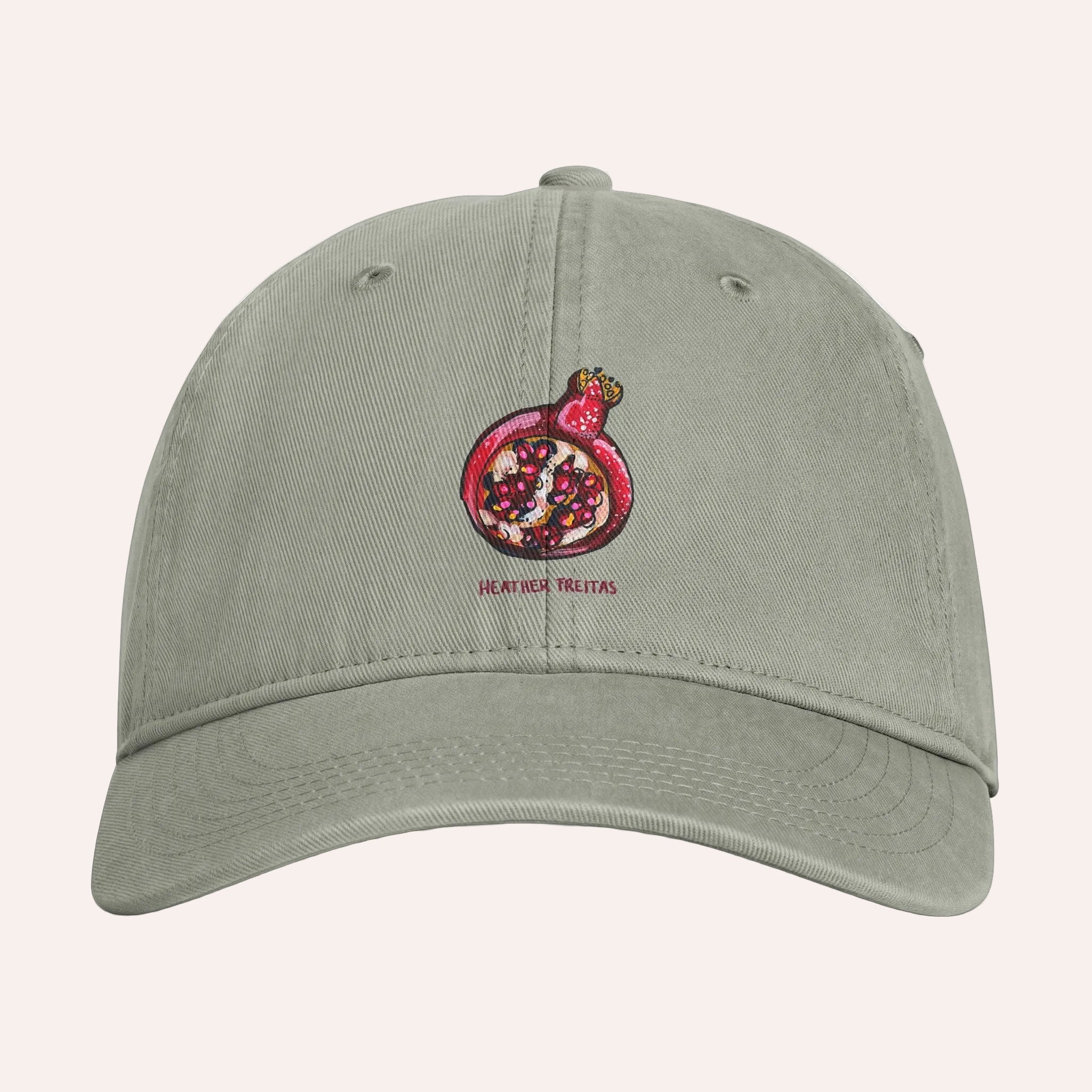 Pomegranate Washed Cap