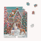 Dreamy Deer Gingerbread House Fine Art Puzzle