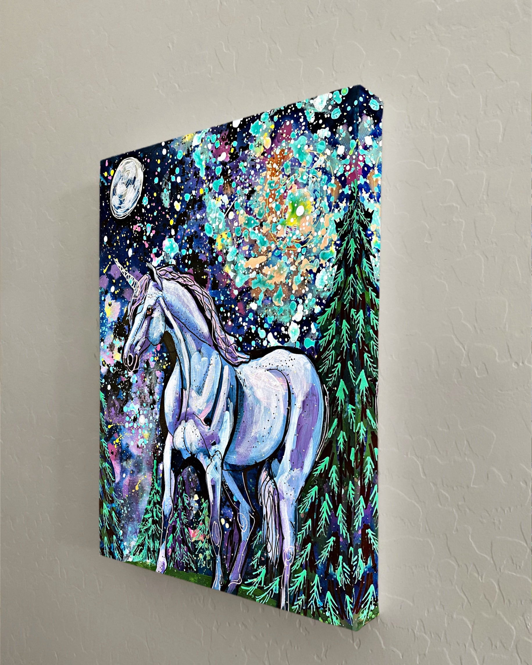 Sprial Galaxy Unicorn - Limited Edition Print