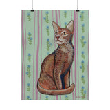 Abyssinian Cat Art Print