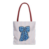 Blue Ribbon Tote Bag