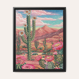 Southwest Paradise Framed Fine Art Canvas Print