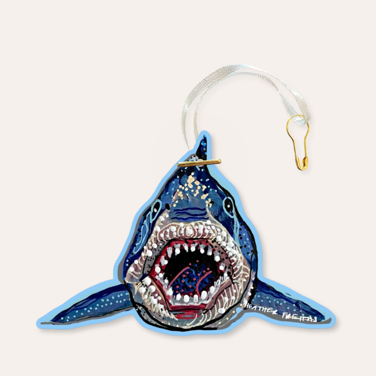 Great White Shark Gift Tag