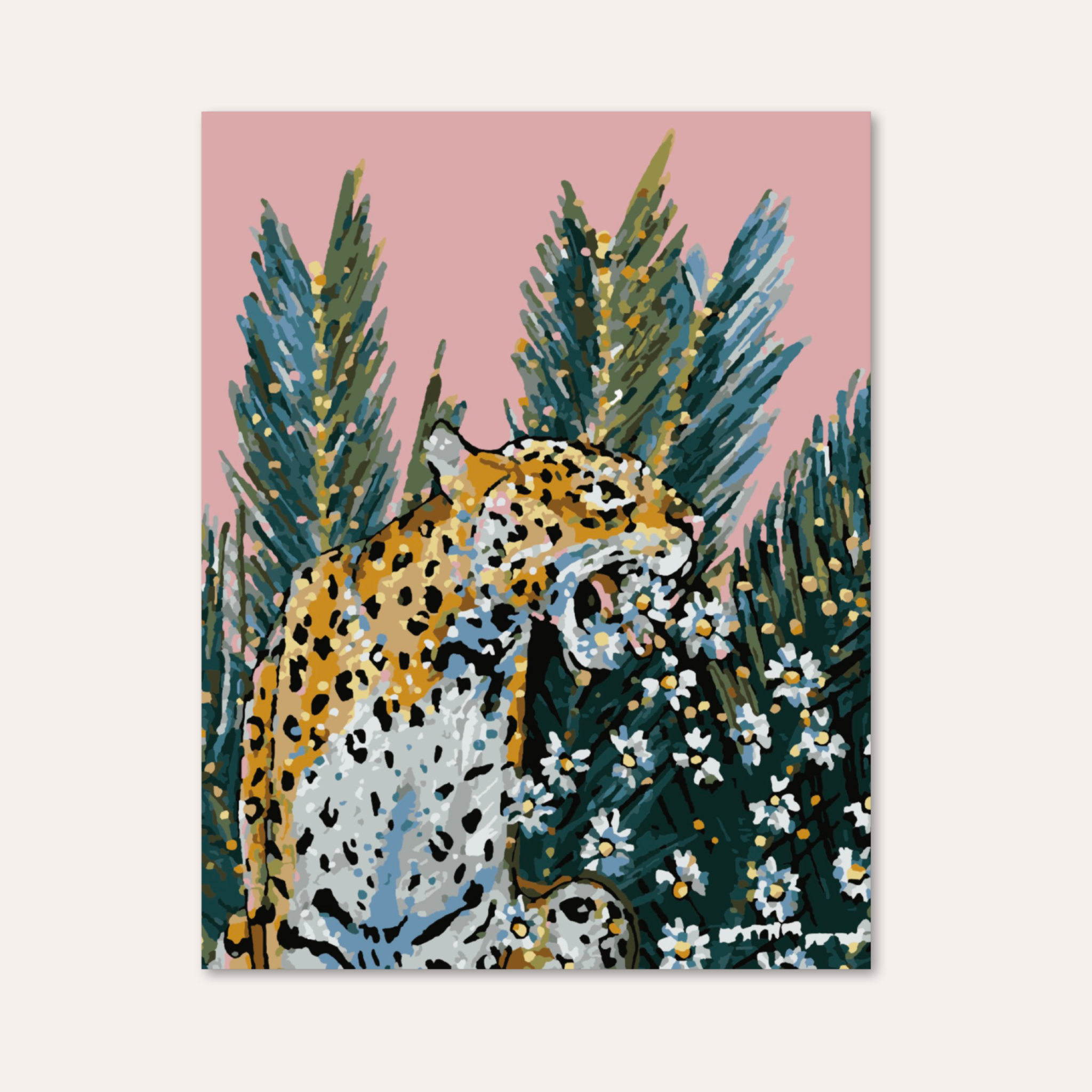 Jaguar Daisy - Paint by Numbers Kit