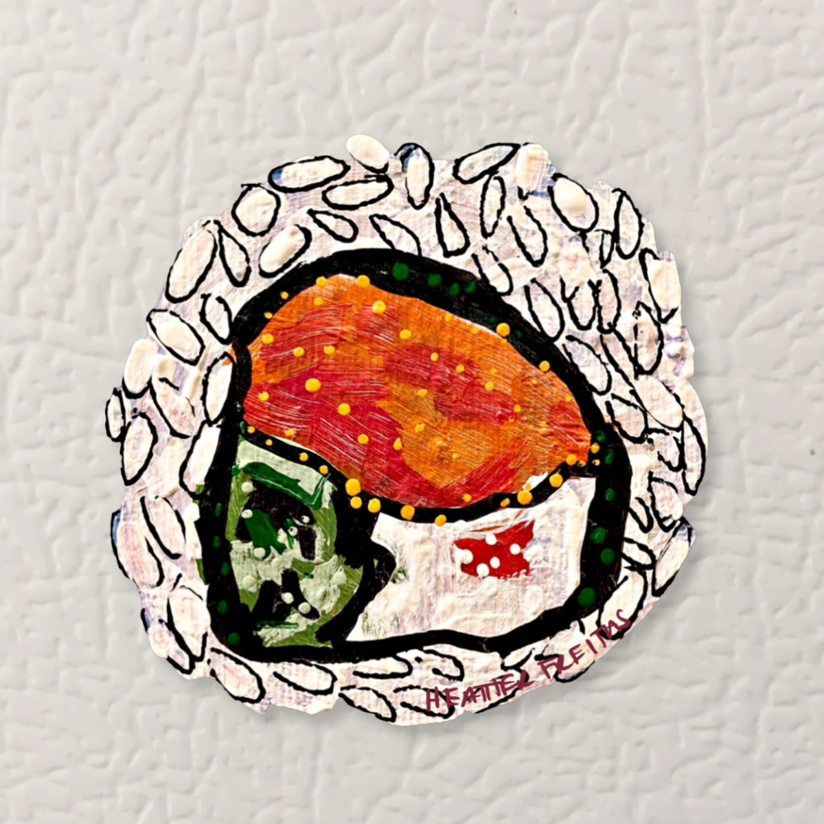 Sushi Roll Magnet ( Die-Cut )