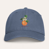 Orange Washed Cotton Cap