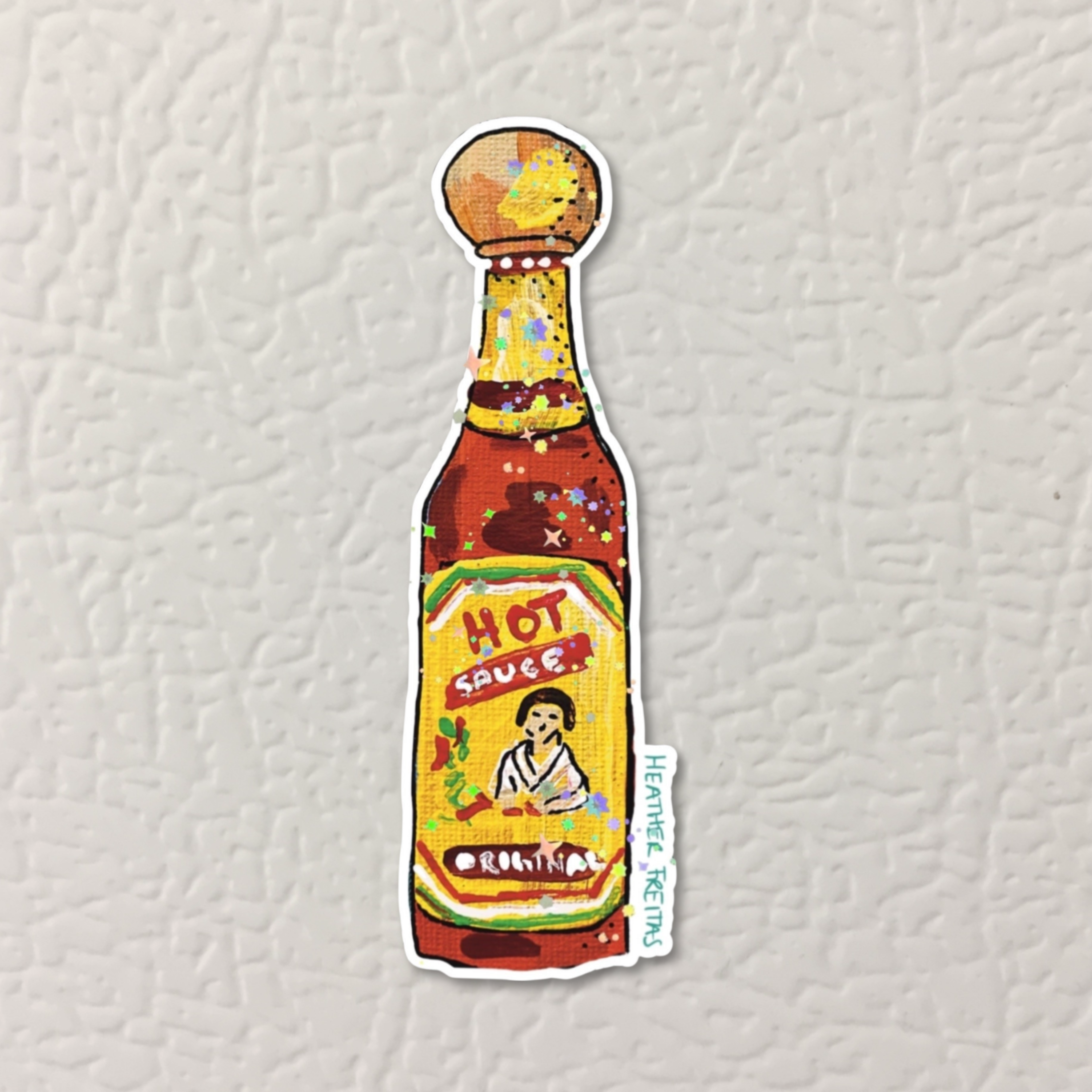 Hot Sauce Magnet ( Die-Cut )