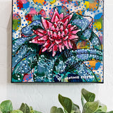 Bromeliad ( Original Painting ) - Heather Freitas - fine art home deccor