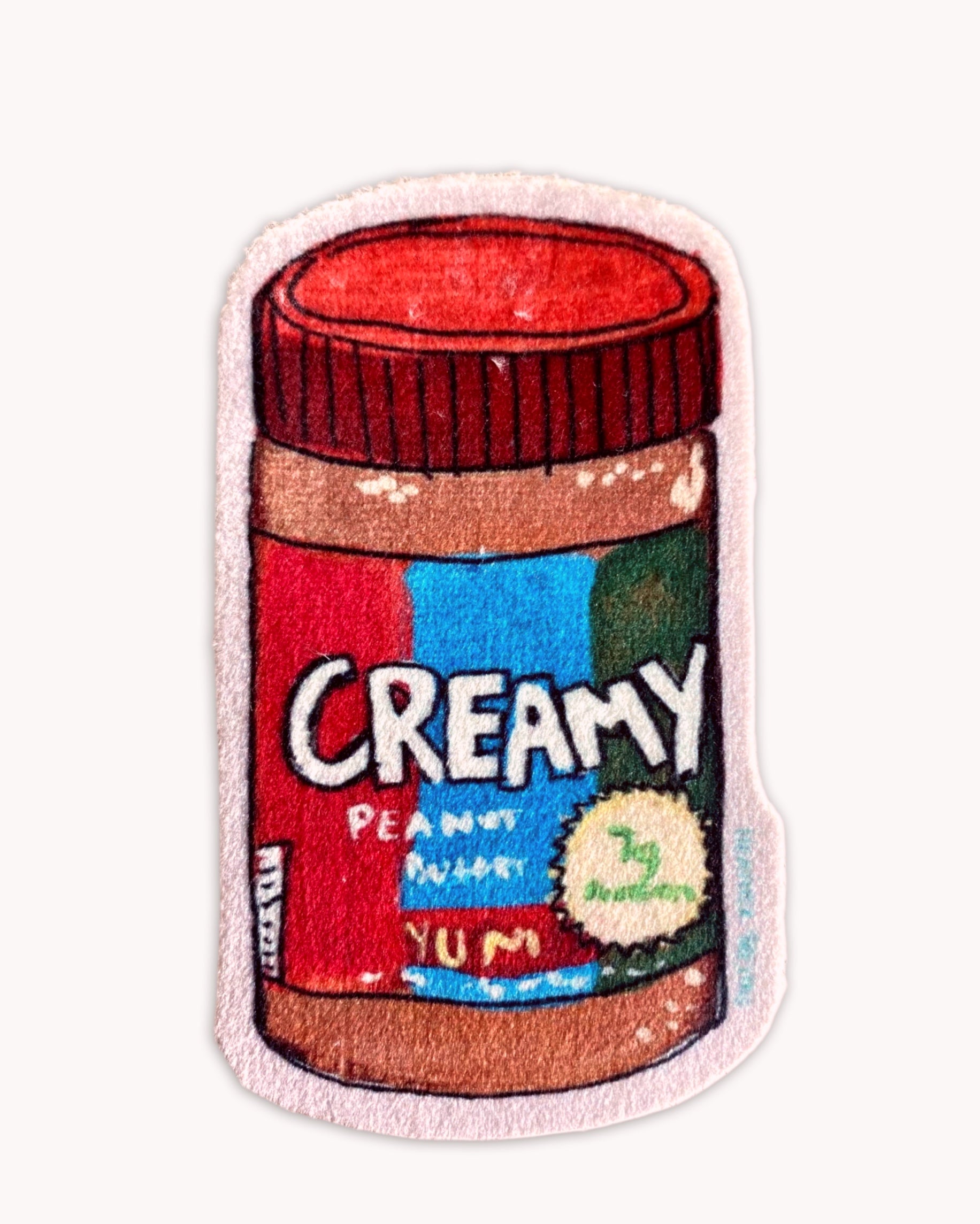 Peanut Butter - Sew On Velveteen Patch