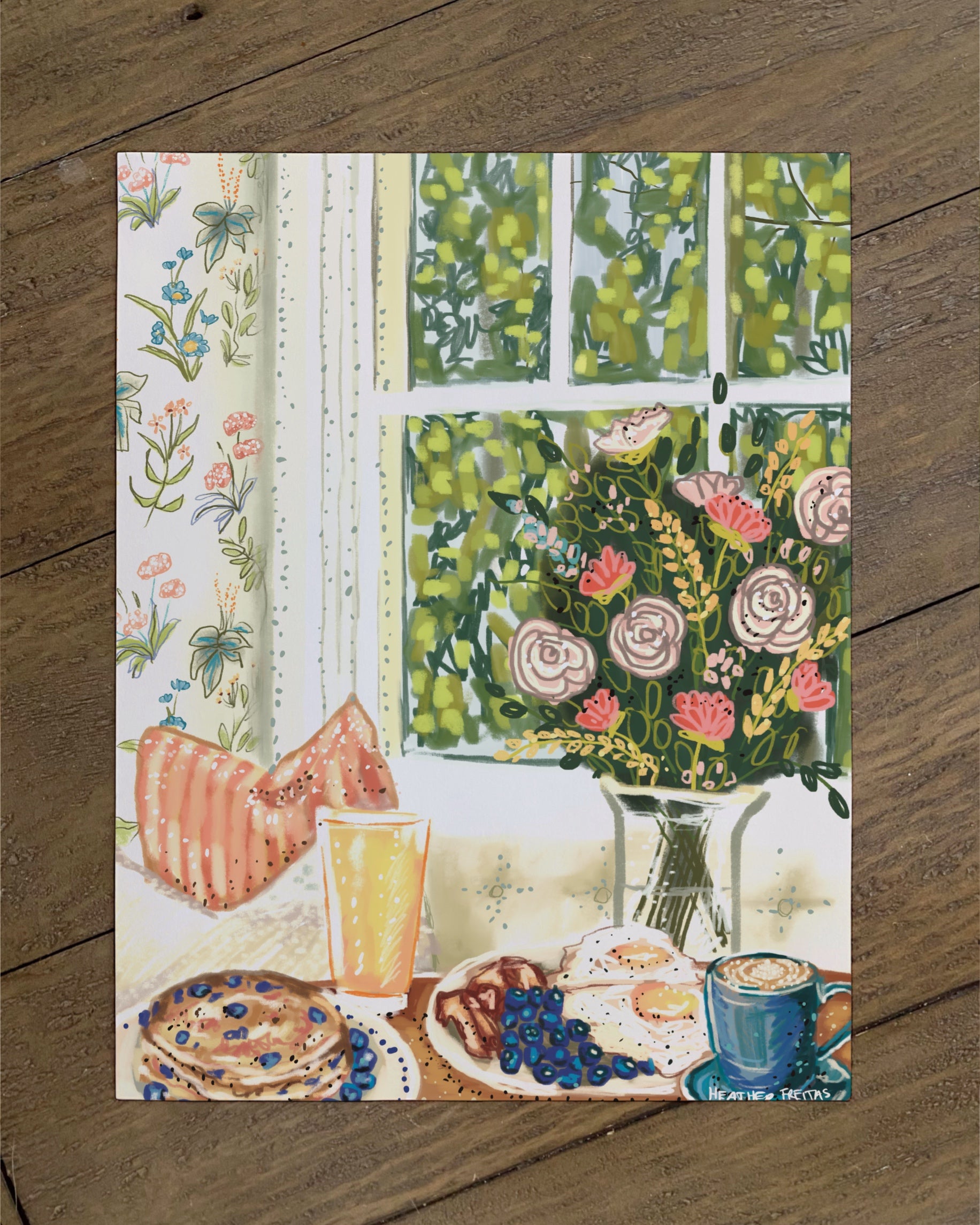 CUSTOM Mutt - Build Your Own Dining Dog Paper Print