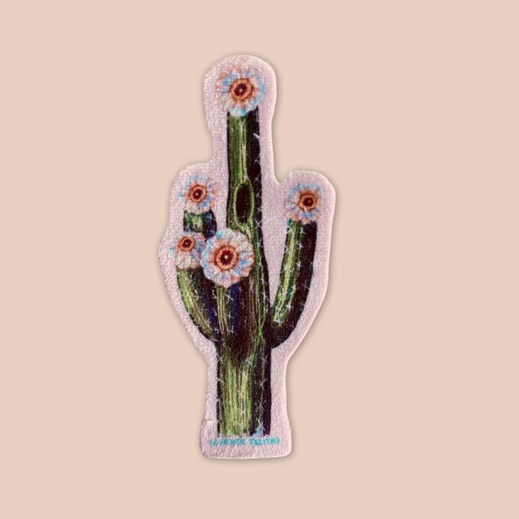 Saguaro Cactus - Sew On Velveteen Patch