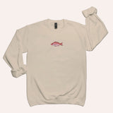 Red Snapper Unisex Crew Neck Sweatshirt