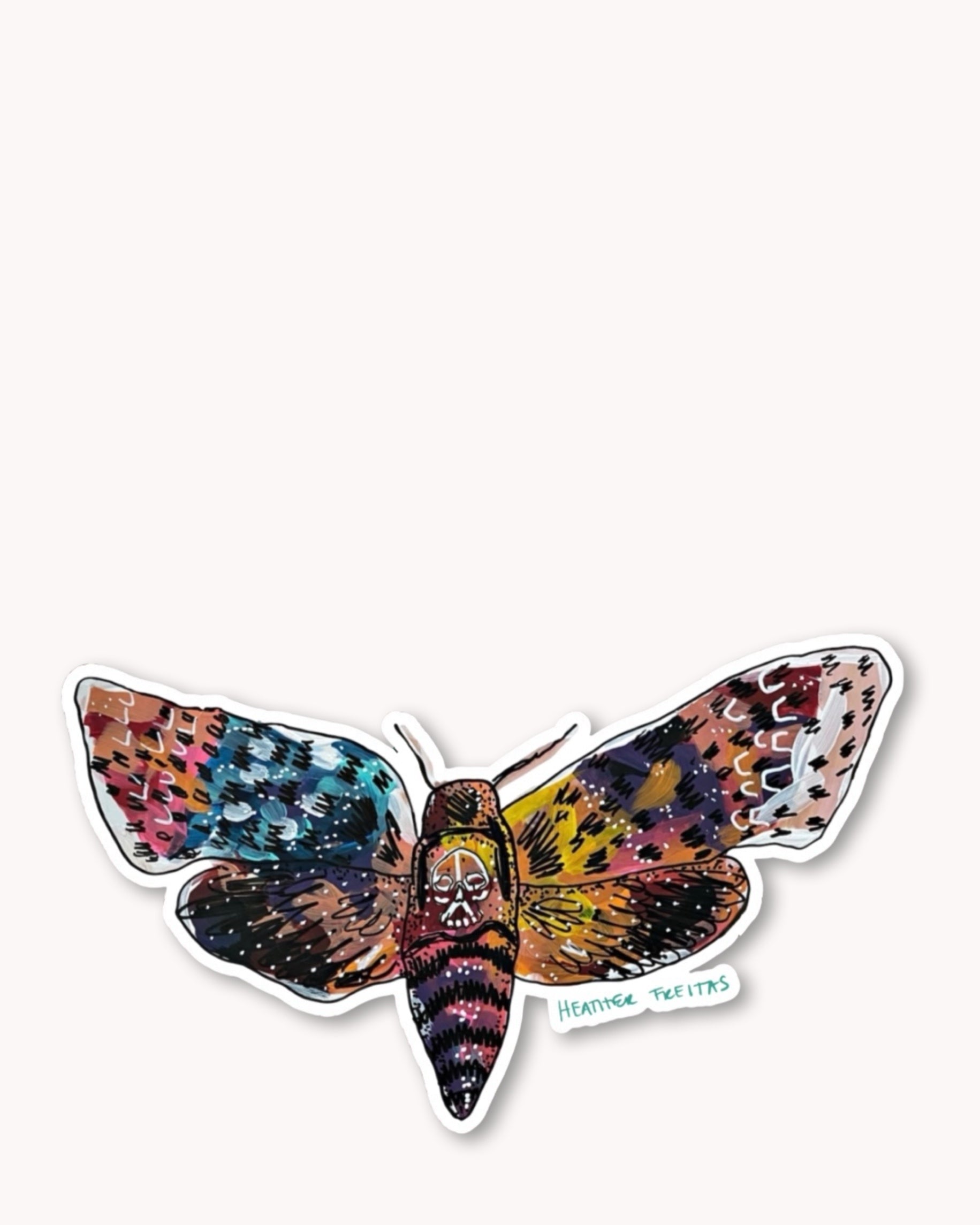 Death Moth Sticker