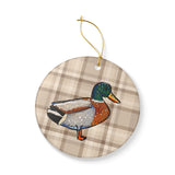 Mallard Ceramic Ornament