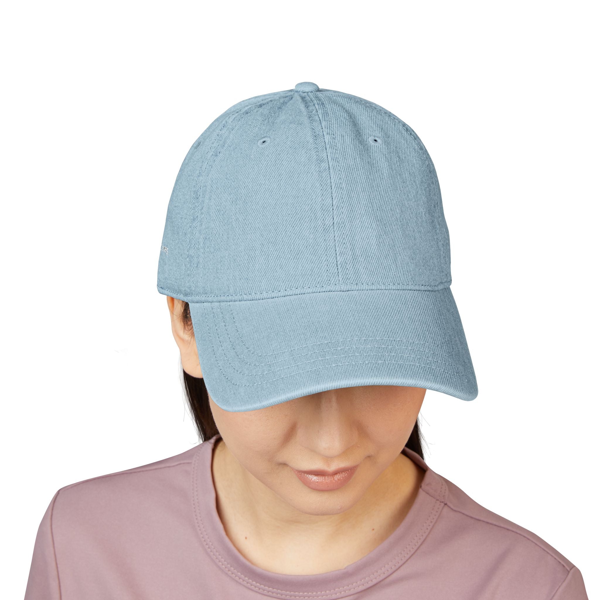 Expressions Denim Embroidered Baseball Hat ( Recommended For Kits 3 inches & Smaller )