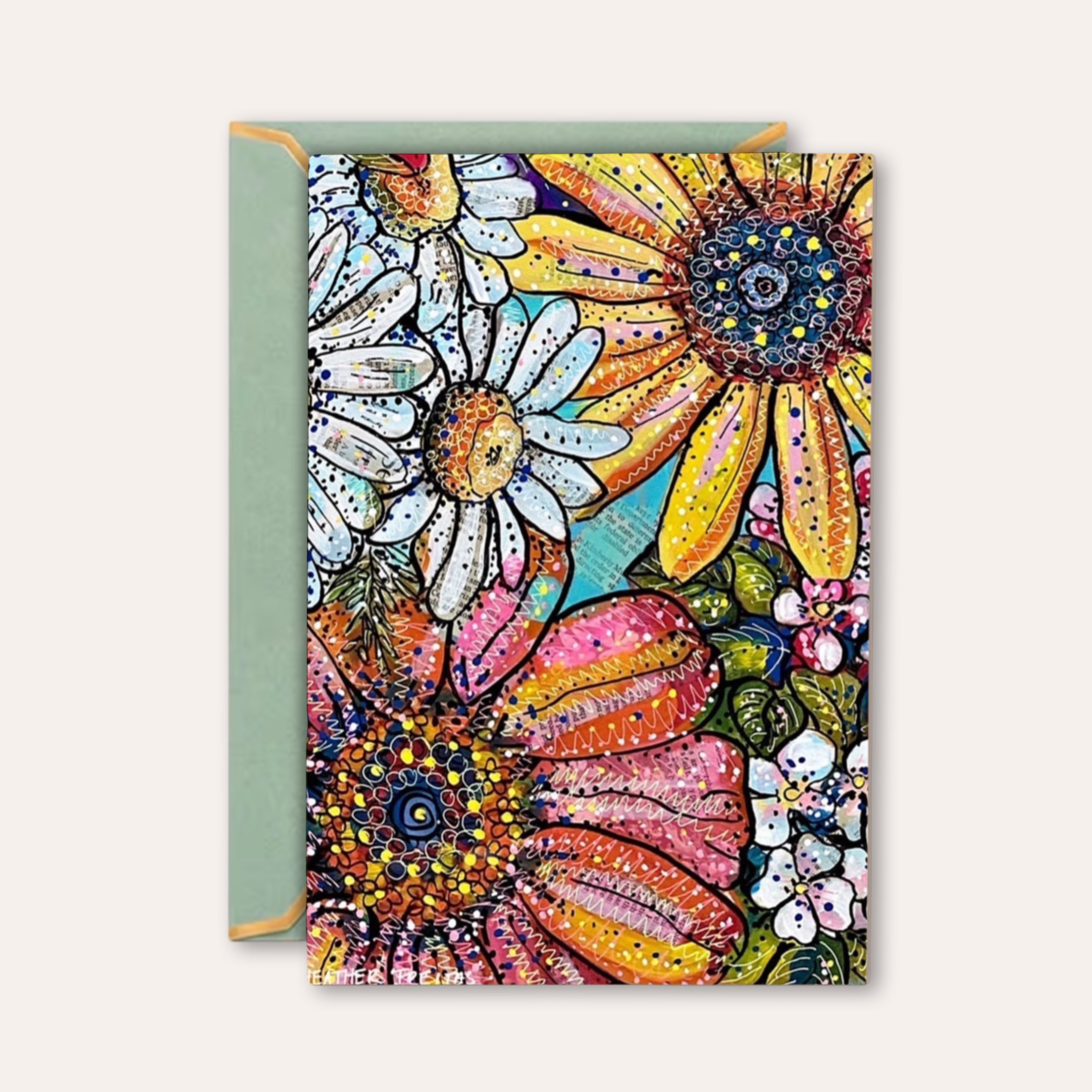 Flower Power - Greeting Card / Fine Art Print